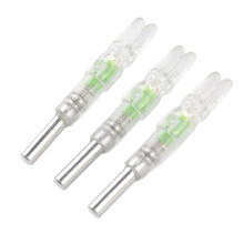 Lightweight 6.2mm Arrow LED Nock with Automatic Knock Green Archery Accessory