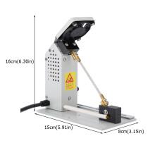 Quick Heat Manual Metal Cutter with Durable Blade & Cooling Fan