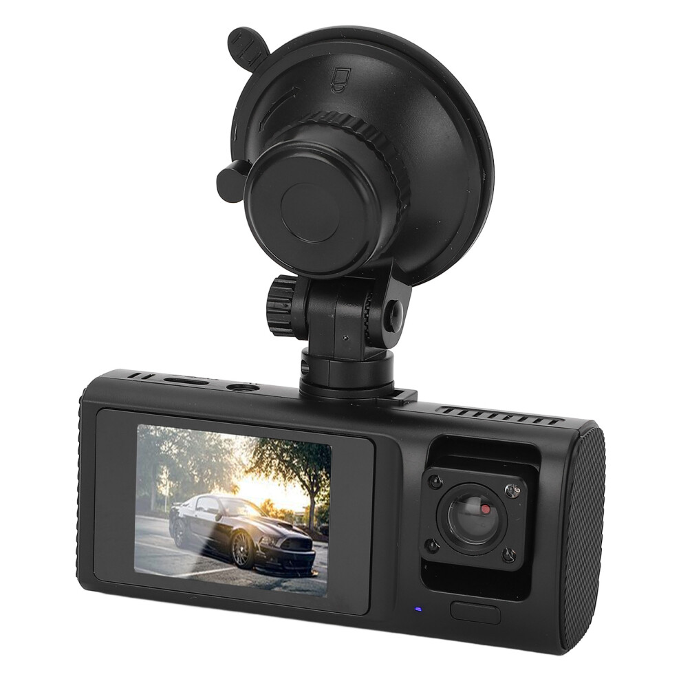 1080P 3 Channel Car Dash Cam With Reverse Image & Loop Recording 8791334310553