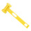 Portable Plastic Ground Nail Hammer for Camping, 26cm, Yellow 3