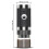 5-Stufen-Grinder 1200mAh,20170mm transparent 2