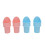 Wiederverwendbare 4er-Eiscreme-Kegelhalter, einfrierbare PP-Snow-Cone-Becher 8