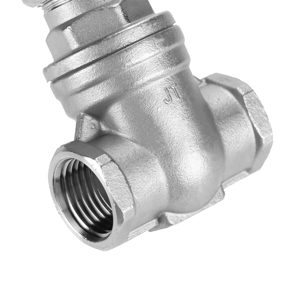 Dn15 Stainless Steel Gate Valve Bspp G1/2 Water Oil Gas Rotary Sluice Valve 8481334315947