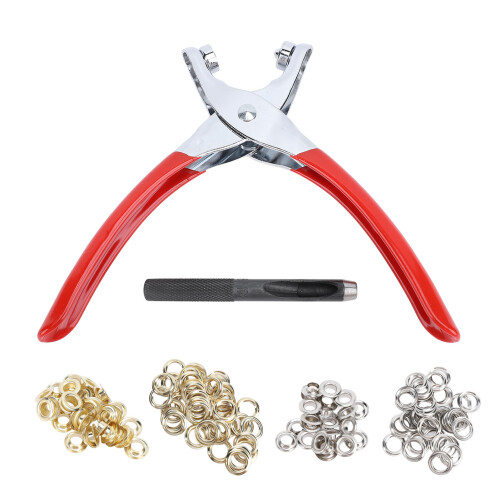 Kit d'œillets de 1/2 po, 600 pièces, œillets argent et doré 2