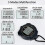 Digital Sports Stopwatch with 10-lap Split Memory and Countdown Timer, Waterproof Display with 12/24 Hour Format 2