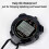 Digital Sports Stopwatch with 10-lap Split Memory and Countdown Timer, Waterproof Display with 12/24 Hour Format 4