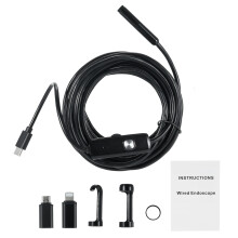 Boreskop-Endoskop mit Doppellinse 1 m/3,28 ft IP68 LED