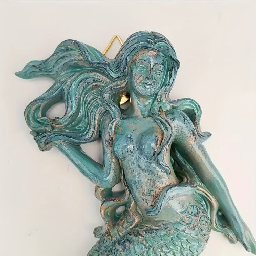Boho-Chic Mermaid Wall Decoration Handmade, Mermaid Left