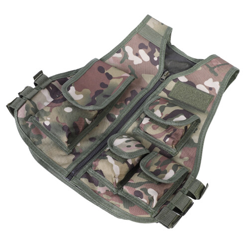Kinder Militär Tarnweste, Nylon, Größe S