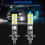 4pcs H1 6000k Super White 80w Led Headlight Kit Fog Driving Light 8