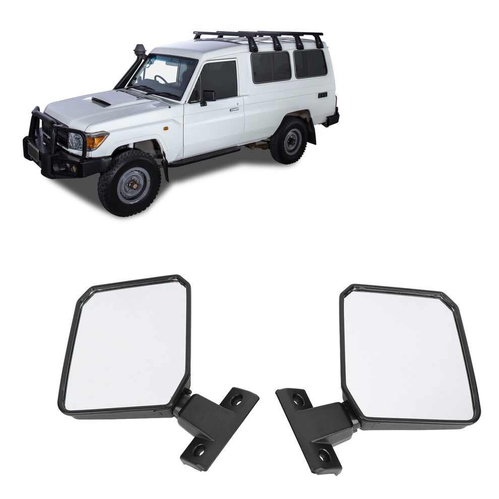 Weather-Resistant Rearview Mirrors For Landcruiser 70-78 Series 1985Â2013 4661334323928