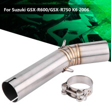 Motorcycle Exhaust Full System Vent Middle Pipe for Suzuki GSX-R600 750 K6