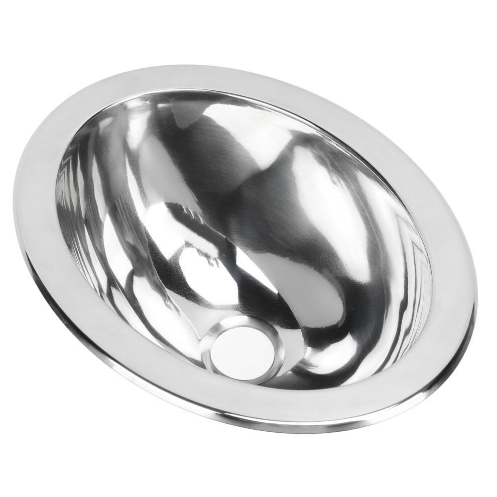 Single Bowl 290X220x120mm Polished Stainless Bar Sink 40Mm Drain Rv Ready 4261334325092