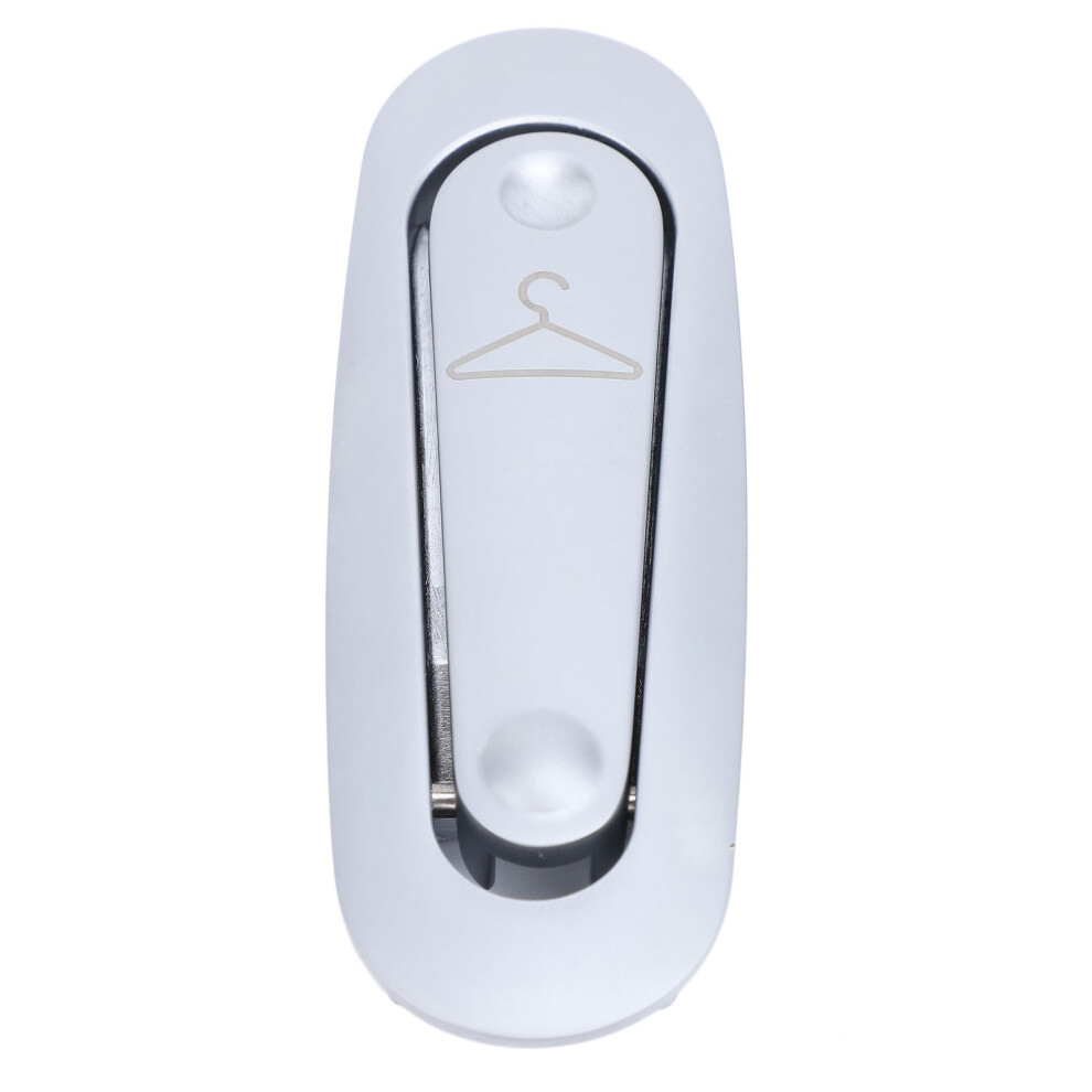 Wall Mounted Folding Coat Hooks - Aluminium Alloy - Space Saver Silver 7901334325698