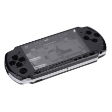 PSP 3006 Black Game Shell Cover Case with Anti-Skid Design