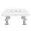 Supporto per pompa d'acqua regolabile in altezza 16x12x4 cm 7