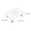 Supporto per pompa d'acqua regolabile in altezza 16x12x4 cm 2
