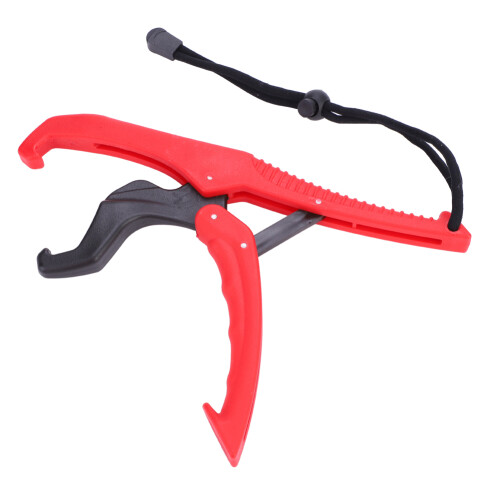 Red ABS Fish Gripper with Adjustable Rope, Lightweight and Floatable 1