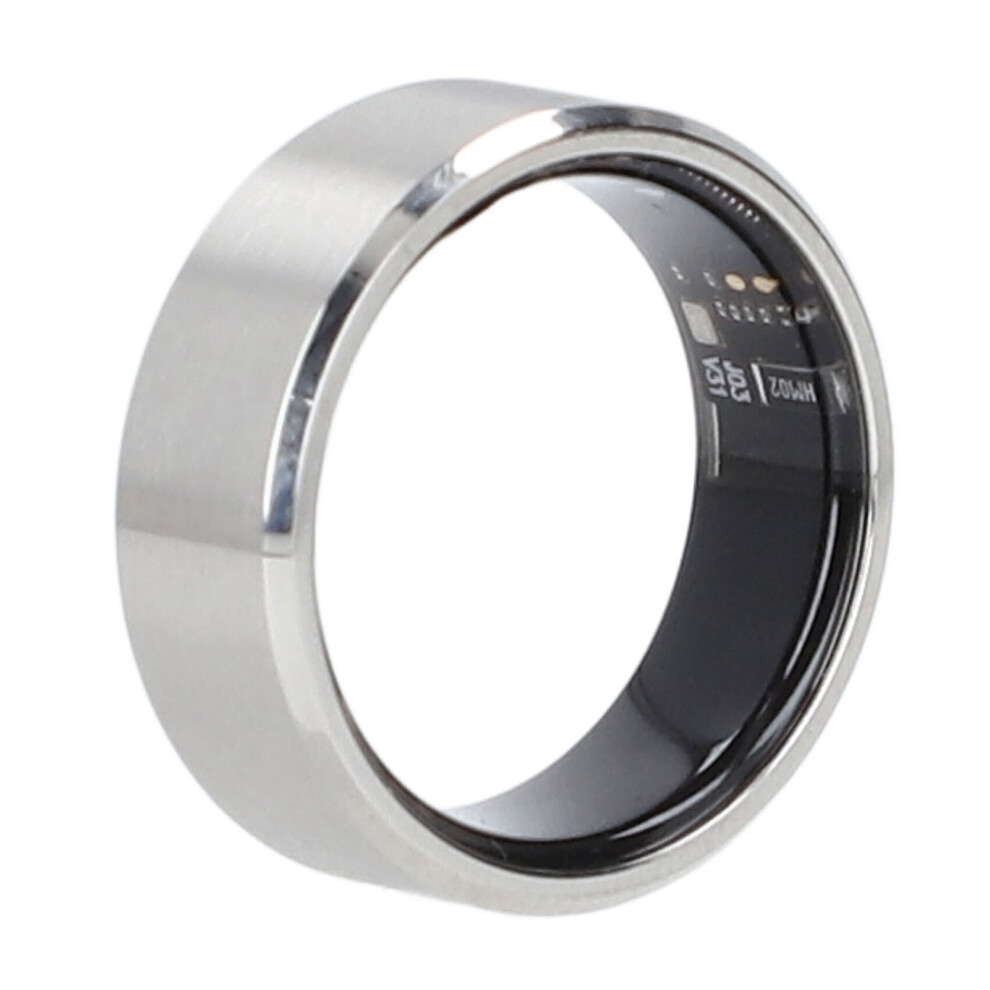 Smart Ring Health Tracker Waterproof BLE 5.1 Rechargeable 50M Waterproof Silver-image-OPC-PJCWMGS-NEW