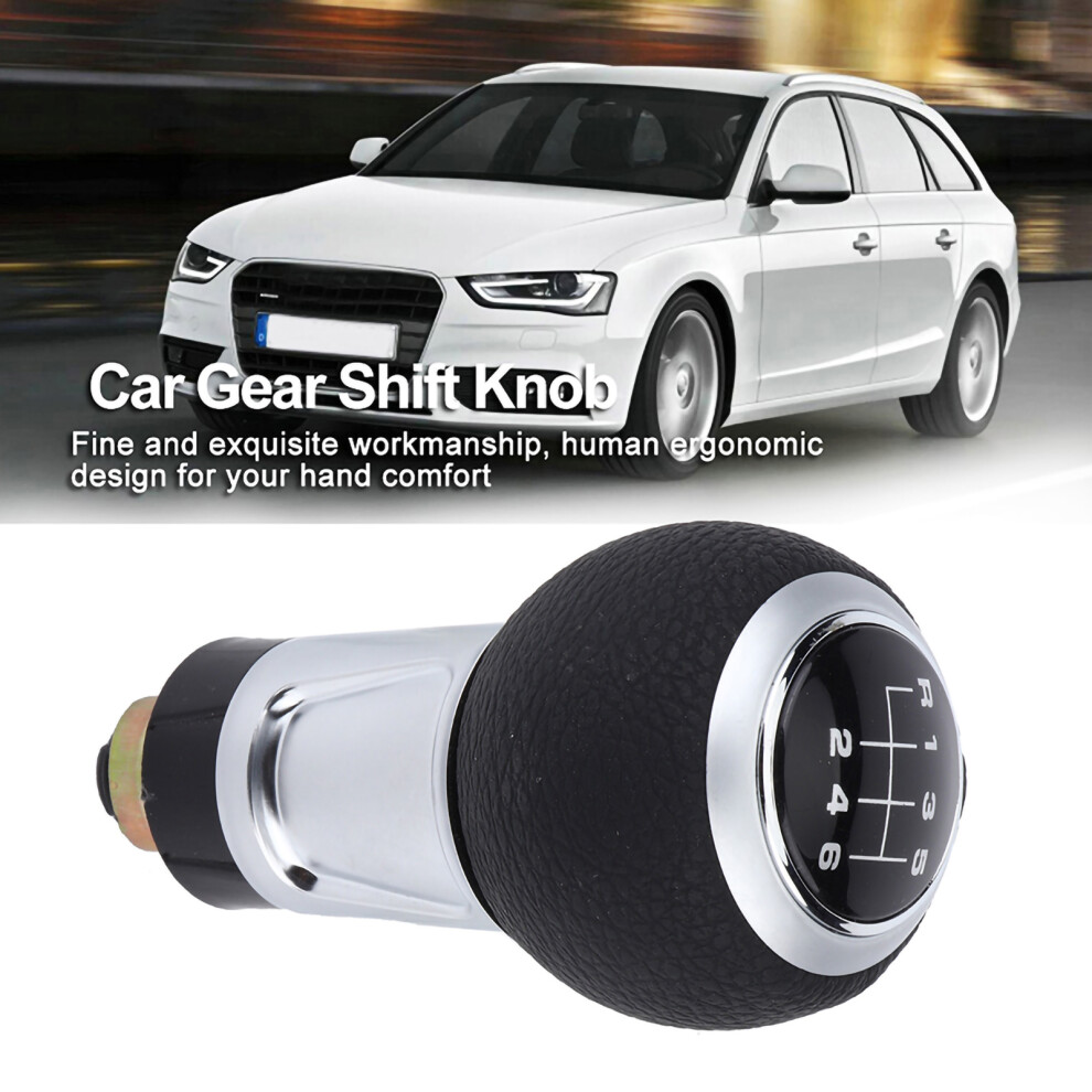 6 Speed Car Gear Knob For B8 A4 S4 8K A5 8T Q5 8R Silver 8491334335289