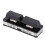 OSU pavé numérique RGB à 2 touches programmable USB-C noir 16