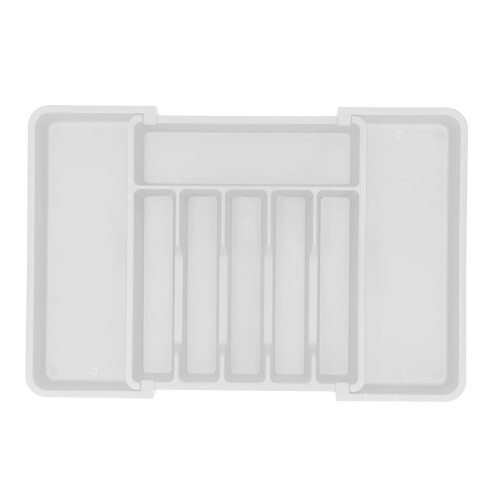 Organisateur de tiroir extensible blanc, extensible sur les côtés 2
