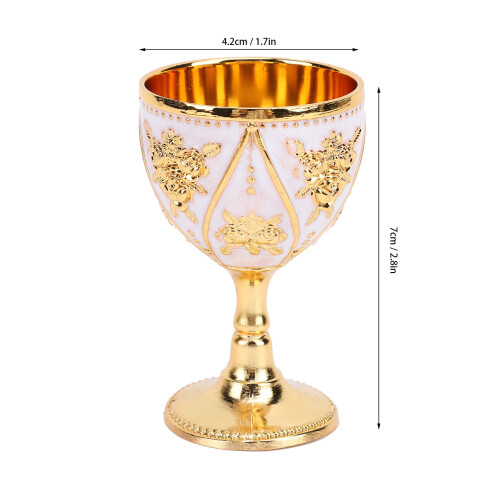 Gobelet à vin en alliage 30 ml 4,2  7 cm Blanc 1