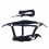 Horse Halter Set with Leash, Adjustable, Navy Blue, 2m 16