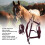 Wine Red Horse Halter Set with 2m Leash, Adjustable Training Gear 4