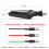 2 Stück 12V Blau/Gelb LED-Blinker 110x30mm 2