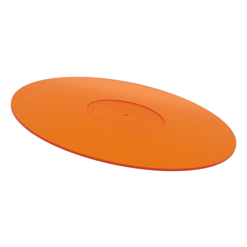 Acrylic Record Slipmat For Lp 12 Inch, Anti Static, 300Mm Orange 5081334342573
