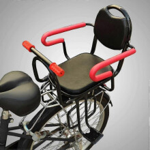 Bicycle Child Seat Rear with Handrail, Stable And Safe Bicycle Rear Mounted Children Seat Hold Up To