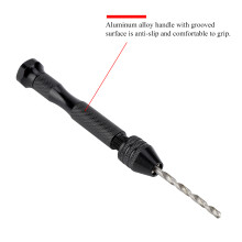 Art & Craft Hand Twist Drill Set 0.3mm-3.4mm Bits Wood & Plastic Use