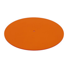 Tappetino per giradischi in acrilico 300x3mm arancione LP da 12 pollici