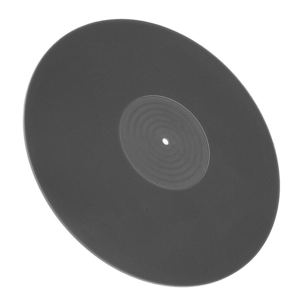 Acrylic Turntable Slipmat 300Mm Anti Static Lp 12 Inch Record Black 8751334343050