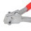 Steel Badminton Racket Stringing Clamp with 3 Springs, Red 11