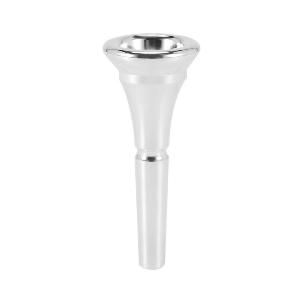 Silver French Horn Mouthpiece French Horn Instrument Alloy Copper Mouthpiece Beginner French Horn Replacement Accessory