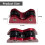Queue-Geradheitsprüfer 2 Stück Schwarz/Rot 67  31  26 mm 2