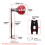 Baitcasting Power Handle Rocker 110mm 8x5mm Schwarz 7
