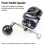 Baitcasting Power Handle Rocker 110mm 8x5mm Schwarz 4