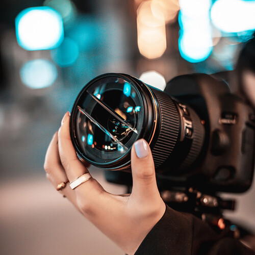 62mm Doppel-Split-Diopter-Filter Silberglas 2