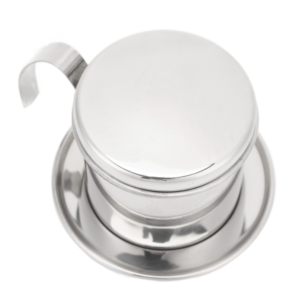 Stainless Steel Double Layer Drip Coffee Maker, 195g, Home Kitchen