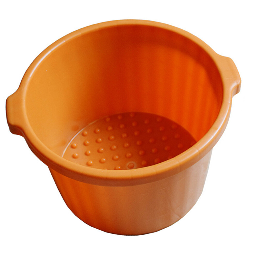 Impact-Resistant Plastic Foot Spa Basin 41cm Foot Soaking Tub Foot Bath