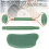 3 pezzi Jadestone rullo facciale - Forma lingotto, verde 7