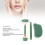 3 pezzi Jadestone rullo facciale - Forma lingotto, verde 6