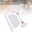 3er-Set Jadestein Gua-Sha-Roller Ingot-Form Weiß 5