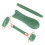Jadestone Grünes Gua-Sha-Roller-Massage-Set mit 2 Köpfen 10