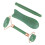 Jadestone Grünes Gua-Sha-Roller-Massage-Set mit 2 Köpfen 15
