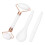 Jadestone Roller Set Weiß Gua Sha Doppelkopf 13