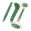 Set da 3 pezzi Jadestone rullo per il viso e gua sha verde 11